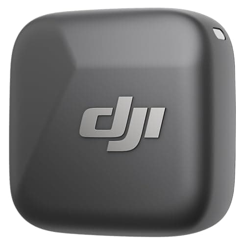 DJI Mic Mini Transmitter (Infinity Black), Ultralight, Detail-Rich Audio