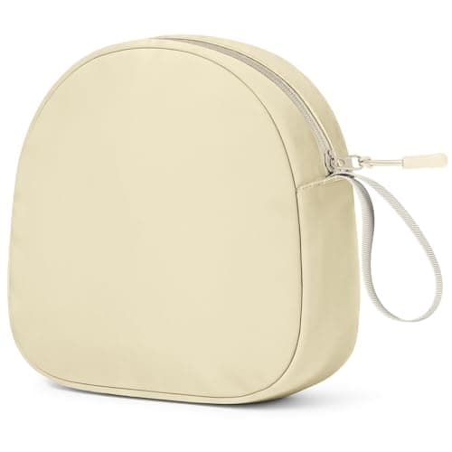 HOTUT Headphone Case,Soft Headphone Carrying Case,Universal Portable Travel Headphone Storage Cover Bag for JBL Live,JBL Tune 510BT/520BT/500BT/720BT,Sony WH-CH520/510/720/710(Beige)