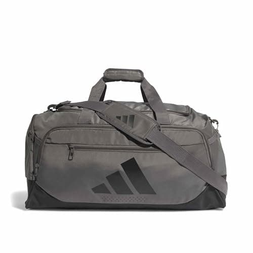adidas Unisex Training Defender Duffle Bag Medium Duffel Bag, Charcoal/Black, One Size