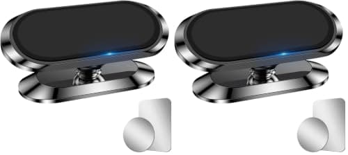 AXFEE Magnetic Mobile Phone Car Mount, Magnet Phone Holder for Car(Black) (Pack of 2)