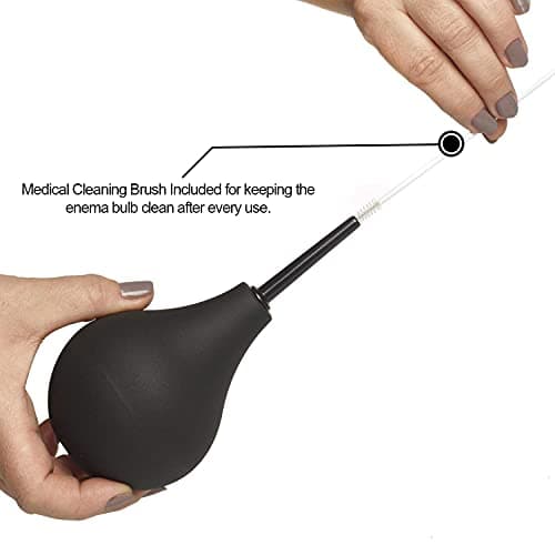 Premium Enema Bulb Douche Safe Comfortable Nozzle Silicone Enema Kit for Men Women FDA Certified Comfortable Medical Kits Fast Constipation Relief — view 5