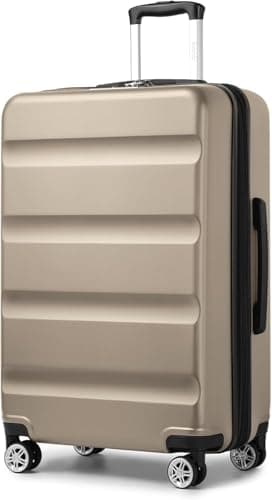 Kono 28 Inch Large Suitcase Expandable ABS+PC Hard Shell Checked Luggage