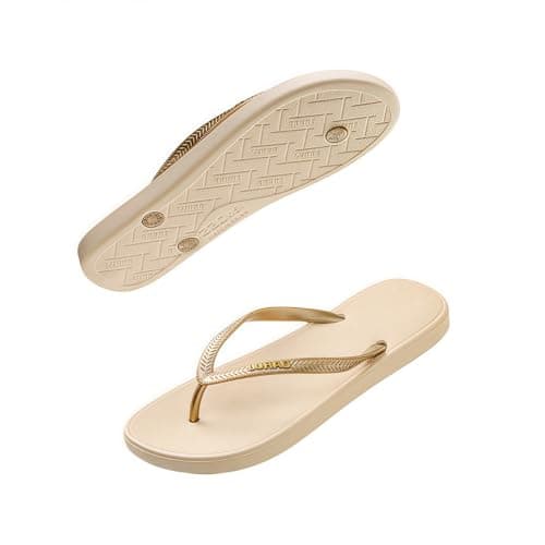 JaYouhe Womens Quick-Dry Flip Flops with Non-Slip Sole & Comfort Cushioning | Water-Resistant Beach Pool Shoes for Women, Lightweight Summer Sandals for Outdoor Swimming, Hiking, Travel — view 4