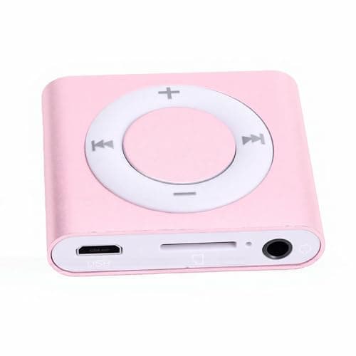 Generic Portable Aluminum Alloy MP3 Player with HiFi Sound Speaker Rechargeable for Students and Kids (Rose Gold) — view 5
