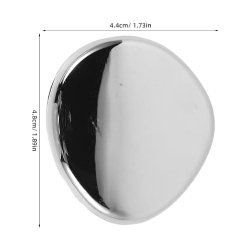 HOMOCONO Solid Perfume Travel Case with Rotation Lid, Aluminium Alloy Shell Shape Cosmetic Jar, 3g Balm Capacity, Lightweight Durability, Airtight Seal for Daily Commutes and Vanity Setups, — view 2