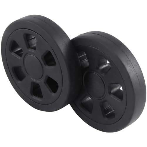 Malloy Set of 2 Luggage Wheel Suitcase Replacement Wheels Eco-Friendly PU Luggage Suitcase PU Swivel Caster Wheels Bearings Repair Kit — view 2