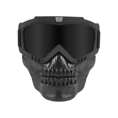 And Riding Goggles with Full Face Coverage, Detachable Lens and TPU Frame for Outdoor, Yard, and Travel Use Motorcycle Goggles Full Face Riding Detachable Cover Off Road Ski Cover Vented Goggle Set