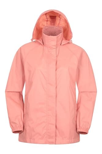 Mountain Warehouse Pakka Womens Waterproof Rain Jacket Coral 12 — view 4
