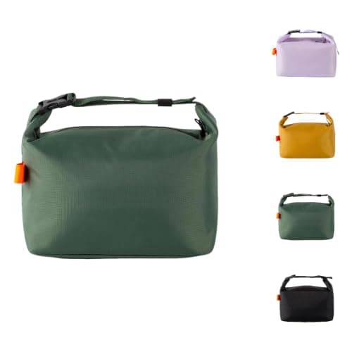 SUOXU Insulated Lunch Bag Leak Proof Thermal Lunch Tote for Adults Kids - Large Capacity Water Resistant Cooler Bag for Work, School, Picnic & Travel (Army Green)