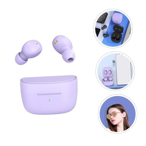 TEHAUX Wireless Earphones In-Ear Smart Wireless 5.0 Noise Cancelling Earbuds with Portable Lightweight Design for Sports and Study – ABS Material Comfortable Wearing — view 3