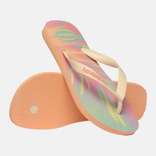 Havaianas Top Fashion (Mini Me) Girls FlipFlop Peach/Pink 1/1.5 UK — view 2