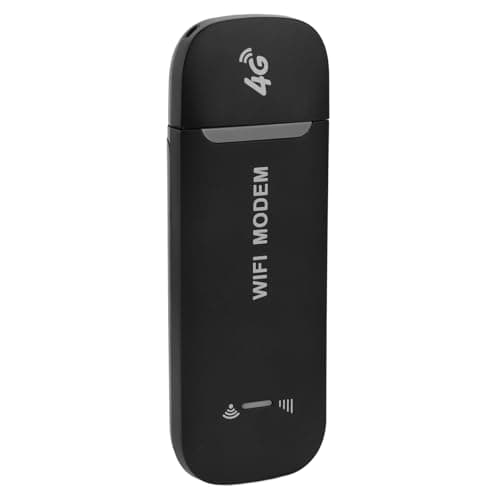 UPALDHOU USB 4G Wifi Router At High Speed to Release, Connect and Play Portable Wifi Hotspot for with a Safe WPA2 Encryption (Black)