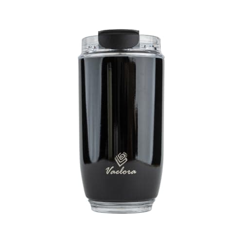 VAELORA Coffee Cup, Vacuum Insulated Stainless Steel Thermal Flask 350ml
