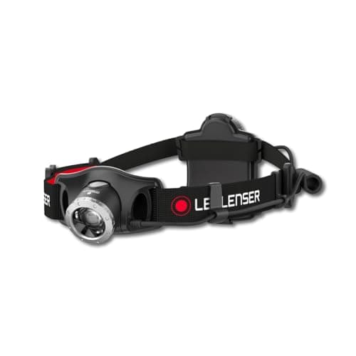 Ledlenser H7R.2 Rechargeable LED Head Torch, Super Bright 300 Lumens Headlamp, IPX6, Up to 30 Hours Run Time, Powerful Strobe Self Defense Feature, Camping Headlight, Running Torch, Hiking Equipment
