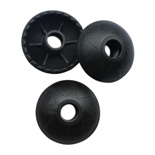 DraCra 8 Pack Trekking Pole Tips Replacement Walking Stick Tips Rubber Feet Cover Protector Caps with Snow Baskets for Trekking Poles Nordic Hiking Poles Aluminum Ski Poles Collapsible Hiking Sticks — view 4