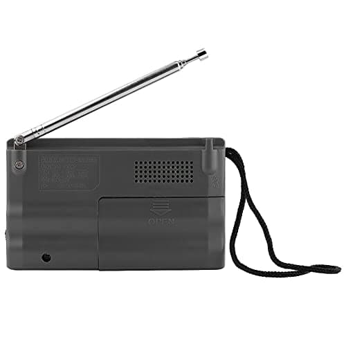 LondonExpress Portable Mini Pocket Travel AM FM Radio Battery Powered Built-in Speaker Stereo Close to Credit Card Size, Small Light-Weight and Portable Radio With Headphone Jack — view 5