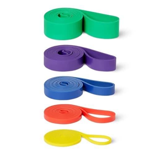 Amazon Basics Exercise Resistance Bands for Working Out, Set of 5