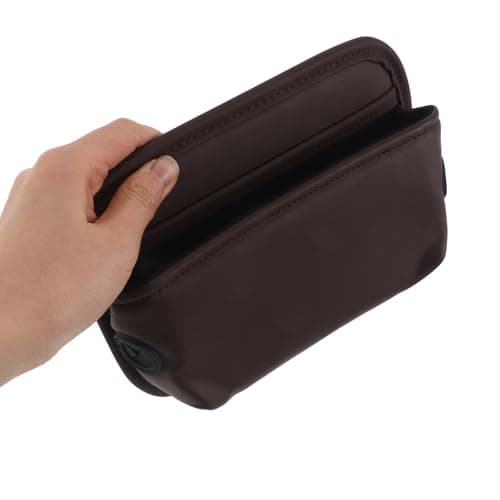 FOMIYES PU Leather Car Console Organizer Mini Storage Bag for Phone — view 4