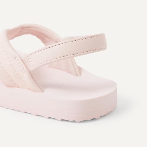 Amazon Essentials Unisex Kids Flip Flop with Back Strap, Pale Pink, 6 UK Child — view 5
