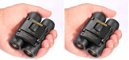 DFlamepower Mini Binoculars 30x60 Compact Folding Telescope with Waterproof for Adults/Birdwatching/Travelling/Sightseeing/Hunting/Outdoor birding (Pack of 2)