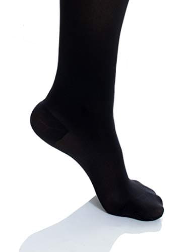 Divertd Compression Stockings for Women 70 Den 8-15 mmHg (Black, Small/Medium) — view 5