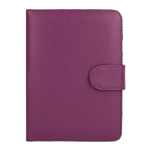 TECHGEAR Kindle PU Leather Folio Case Cover With Magnetic Clasp made for Amazon Kindle eReaders 12th - 4th Generation (2024-2011) & eReader, Paperwhite with 6 inch Screen (PURPLE) — view 4