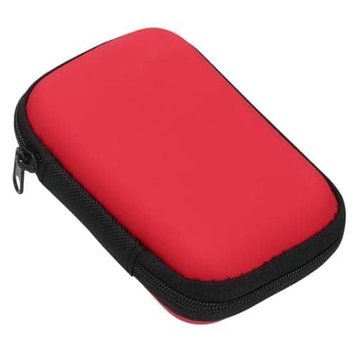 KONTONTY Data Cable Storage Zipper Bag Portable Eva Organizer for Travel