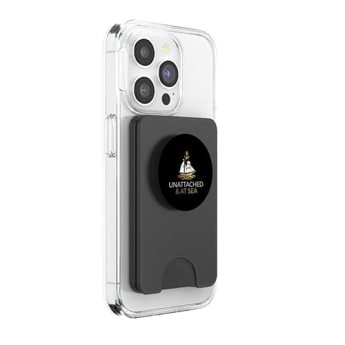 Unattached And At Sea Cruise Ship Solo Traveler Vacation PopSockets PopWallet for MagSafe — view 4