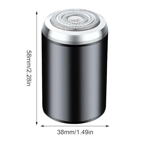 Sopamis Minis Electric Shaver | Portable Pocket Travel Razor | USB Rechargeable Waterproof Beard Trimmer for Men | Rotary Shaver for Adults — view 2