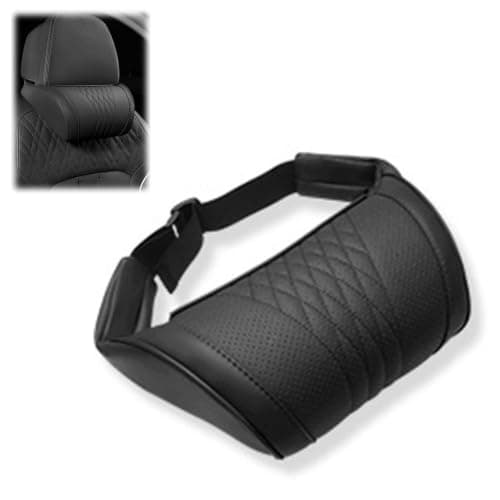 Universal Memory Foam Car Headrest Neck Pillow, Car Neck Pillow for Driving, Ergonomic Necks Support Auto Seat Cushion for Long Road Trips, Relieve Driving Fatigue