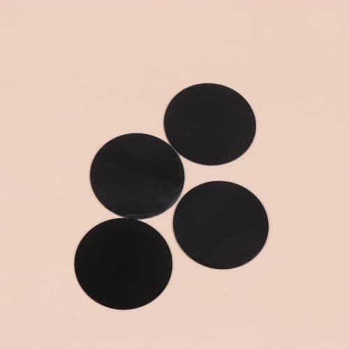 KJHBV 20 Pack Adhesive Metal Plates for Phone Mounts, Black Stainless Steel — view 4