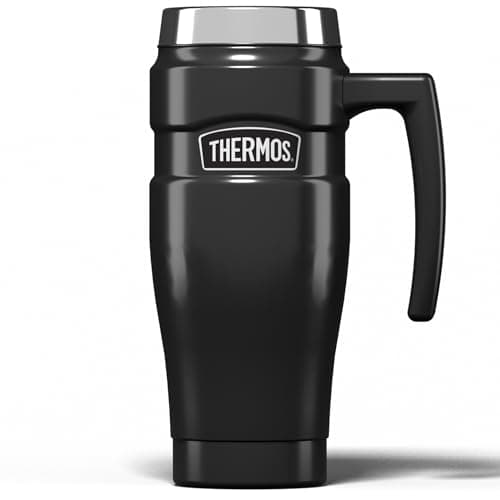 Thermos Stainless King Gun Metal Travel Mug (470ml) 7h Hot | 18h Cold