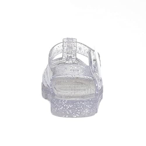 Walkright Weymouth Kids Clear Glitter Jelly Sandal - Size 2 UK - Multicolour — view 5