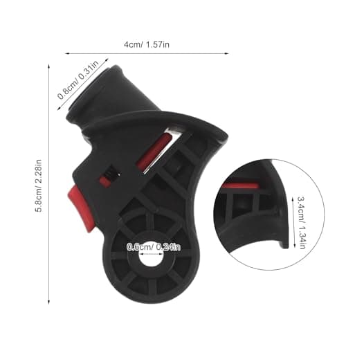POPETPOP 4pcs Replacement Suitcase Wheels Repair Kit with Plastic Casters and Mounting Hardware, Enhanced Stability and Universal Compatibility for Cabin Luggage and Suitcases with Wheels — view 6