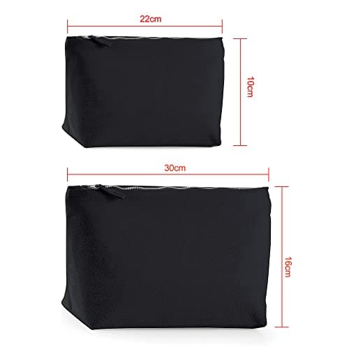 Personalised Makeup Bag for Women - Custom Cosmetic Bags, Personalised Wash Bag, Travel Toiletry Organizer, Gift for Her Birthday, Christmas, Wedding, Mum, Girlfriend, Grandma(L 30 x 16 cm) — view 3