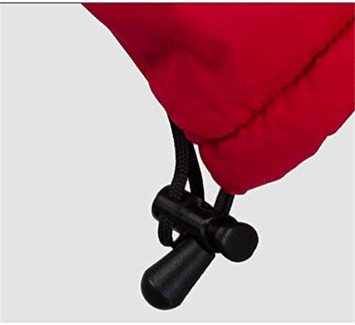 MU Waterproof Thermal Gloves Outdoor Skiing Five-Finger Wrist Long Section Built-in Waterproof Jacket Winter Ski Gloves Men and Women Winter,Red,Medium — view 5