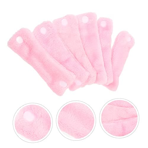 6pcs Sleeping Hair Curlers Coral Fleece Heatless Styling Tool — view 5