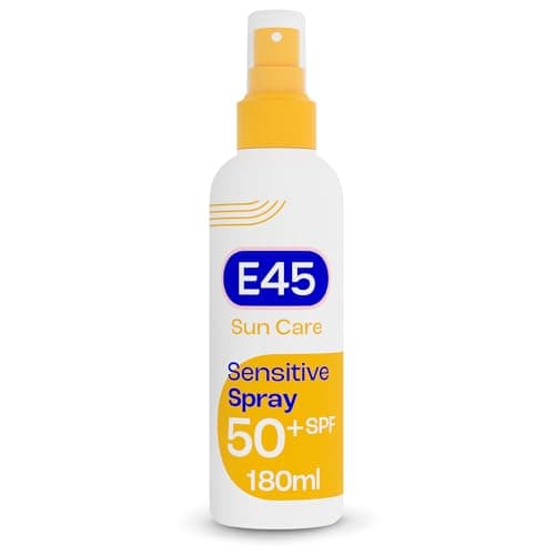 E45 SPF50+ Sensitive Sunscreen Spray Pack 2 x 180ml – Kids & Baby Spray + Sensitive Body Spray – UVA & UVB Protection for Dry, Sensitive & Eczema-Prone Skin — view 3