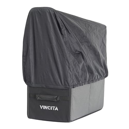 Vincita Keeper Box 2.0 for Folding Bicycle - Folding Bike Storage Solution - Suitable For Bike - Keep The Bike Vertical In The Car Trunk To Save Space (Black with Green zipper 2.0, For Brompton Bike) — view 5