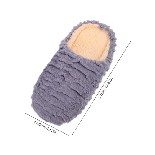 TOYANDONA Couples Soft Sole House Slippers with Warm Lining, Non-Skid — view 3