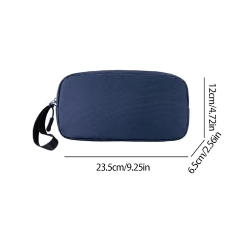 Camera Case,Protective Soft Travel Case,Travel Camera Bag Vacation Hiking Camping | For Cable Chargers Accessories Daily Commute Travel Business Holidays, Blue, Patrz opis, Unisex — view 5