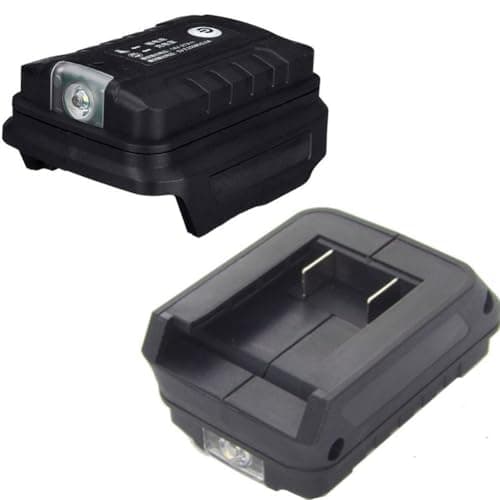 18V Dual USB Adapter Converter with Light 2106 Power Tool Pack