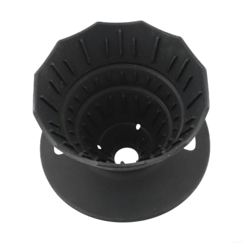 Portable Travel Coffee Maker Foldable Silicone Basket(Black) — view 3