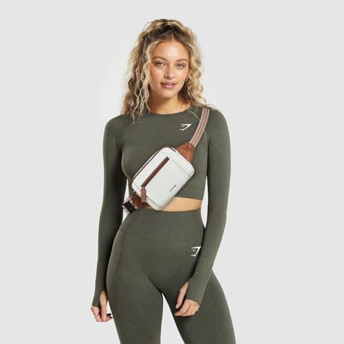 LATMAP 3L Bumbags for Ladies, Fanny Pack for Women 4-Zipper Waist Bag Women PU Leather Fashion Dog Walking Bags Waterproof Cross Body Sling Bag for Travel, Sport — view 5