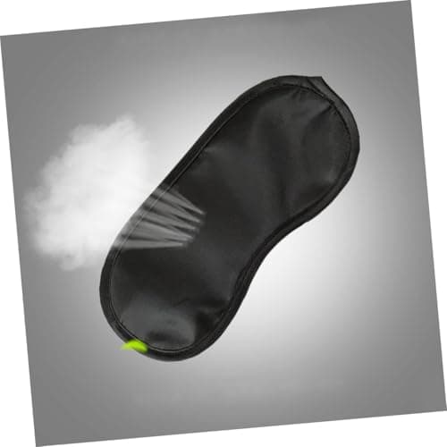 12 Pcs Sleep Eye Mask Shade Cover, Comfortable Lightweight, Eye Mask for Sleeping, Sleeping Blindfold for Men & Women, for Lunch Break/Travel/On The Plane/Hotel/Camping Usage (Black) — view 3