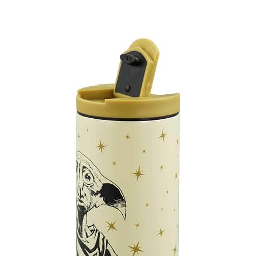 Harry Potter Half Moon Bay Dobby Free Elf | 350ml Insulated Metal Travel Mug | Official Merchandise | Double Wall Thermal Coffee Tumbler | Perfect Birthday or Christmas Gift — view 5