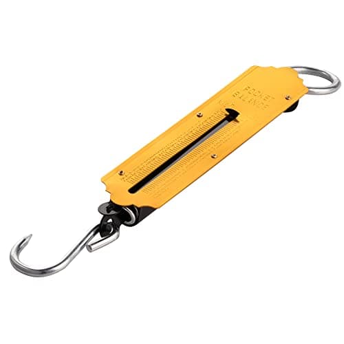 Jazooli Hanging Weight Scale - Commercial, Luggage Scale, Suitcase Weighing Scales with Metric and Imperial Measurements -Heavy Duty Design Camping & Travel Essentials 50 KG — view 4
