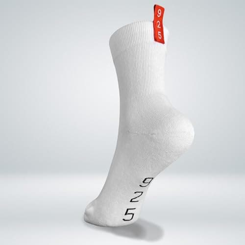 925Socks Silver-Ion Technology Performance Sports Running Socks Anti-Odour Breathable Cushioned Gym Blister Free Compression for Men & Women Sizes 3-7, 7-12 3/W/S — view 5