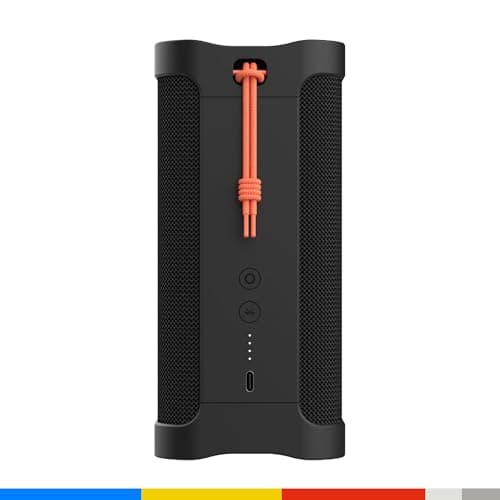Skullcandy Terrain XL Wireless Bluetooth Portable Speaker, IPX7 Waterproof, 18 Hour Battery, True Wireless Stereo with Built-In Carry Strap for Travel and Outdoor Use - Black — view 4
