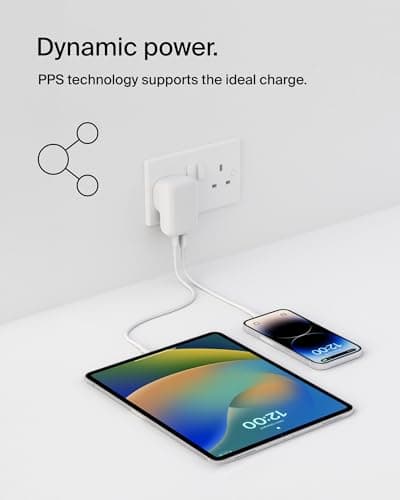 Belkin BoostCharge 42W Dual Port Wall Charger with USB-C and USB-A — view 5